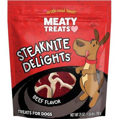 Meaty Treats Steaknite Delights Beef Flavor 25 oz.