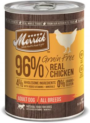 Merrick GF 96% Real Chicken 13.2 oz.