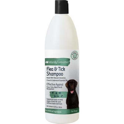 Miracle Care Naturally Formulated Flea & Tick Shampoo Made With Natural Cinnamon & Clove For Dogs 16.9 fl. oz.