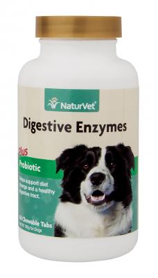 NaturVet Digestive Enzymes Tabs 60 Ct.