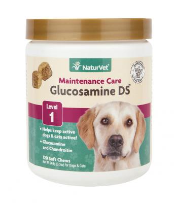 NaturVet Glucosamine DS Chews 120 Ct.