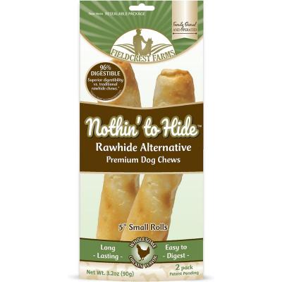 Nothin' To Hide 5 in. Small Rolls Chicken 2 Pack 3.2 oz.