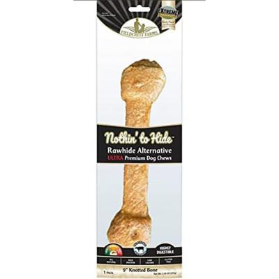 Nothin' To Hide 9 in. Knotted Bone Beef 7.59 oz.