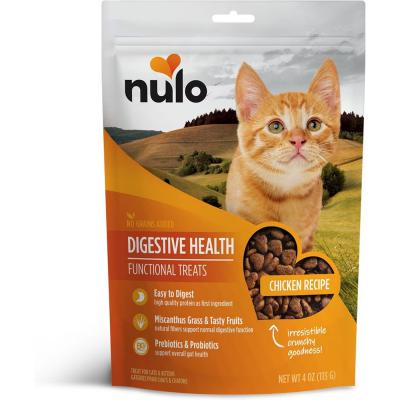 Nulo Functional Cat Treats Digestive Health Grain-Free Chicken Recipe 4 oz.