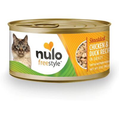Nulo FreeStyle Cat Shredded Grain-Free Chicken & Duck In Gravy Recipe 3 oz.