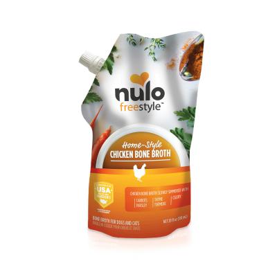Nulo FreeStyle Grain-Free Home-Style Chicken Bone Broth For Dogs & Cats 20 oz.