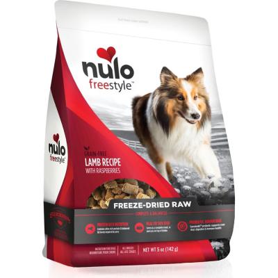 Nulo FreeStyle Dog Freeze-Dried Raw Grain-Free Lamb With Raspberries Recipe 5 oz.