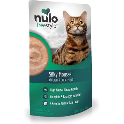 Nulo FreeStyle Cat Silky Mousse Grain-Free Chicken & Duck In Broth Recipe 2.8 oz.