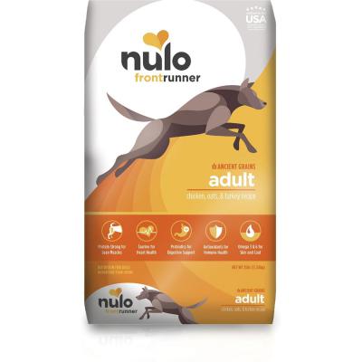 Nulo Frontrunner Adult Dog Grain In Chicken, Oats & Turkey Recipe 23 lb.