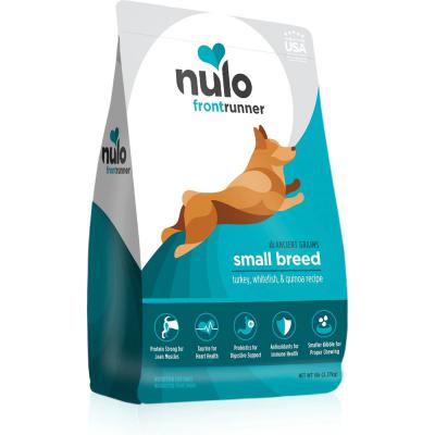 Nulo Frontrunner Small Breed Puppy & Adult Grain In Turkey, Whitefish & Quinoa Recipe 3 lb.
