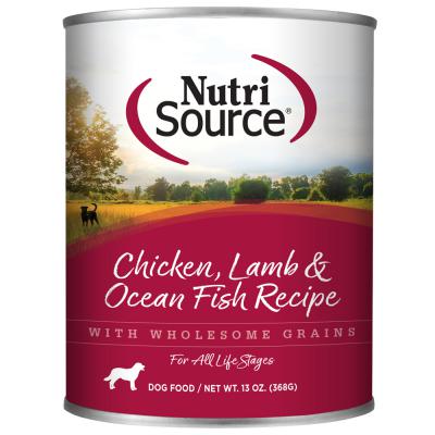 Nutri Source Chicken, Lamb & Ocean Fish Recipe 13 oz.