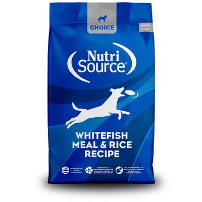 Nutri Source Choice Whitefish Meal & Rice Recipe Dog Food 30 lb.