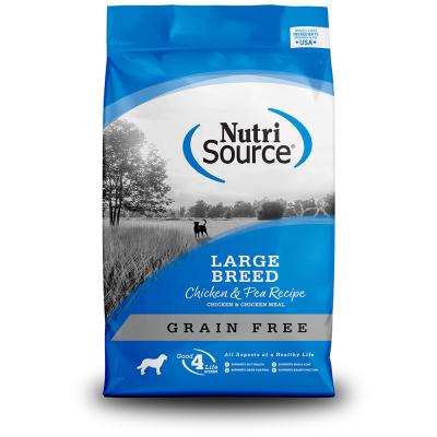 Nutri Source Grain-Free Large Breed Chicken & Pea Recipe 30 lb.