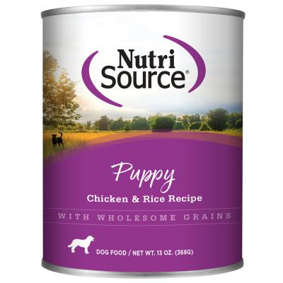 Nutri Source Puppy Chicken & Rice Recipe 13 oz.