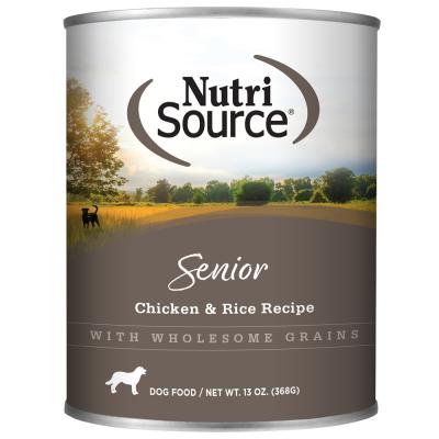 Nutri Source Senior Chicken & Rice Recipe 13 oz.