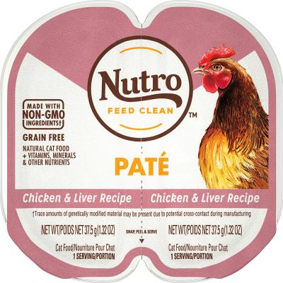 Nutro Cat Perfect Portions Pate Chicken & Liver Recipe 2.65 oz.