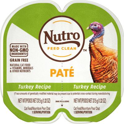 Nutro Cat Perfect Portions Pate Turkey Recipe 2.65 oz.