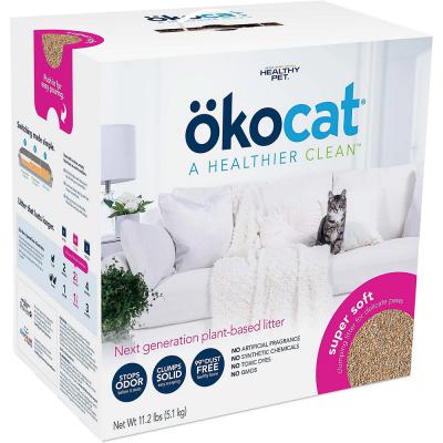 Okocat Super Soft For Delicate Paws Unscented Clumping Cat Litter 11.2 lb.