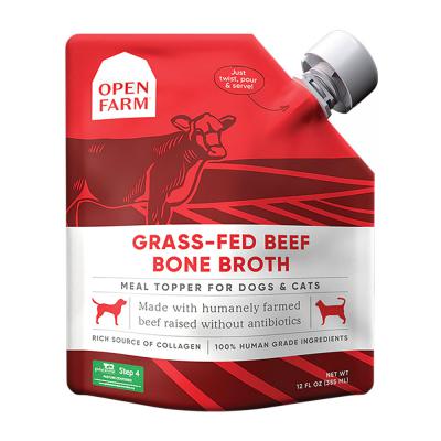 Open Farm Grass-Fed Beef Bone Broth For Dogs & Cats 12 oz.