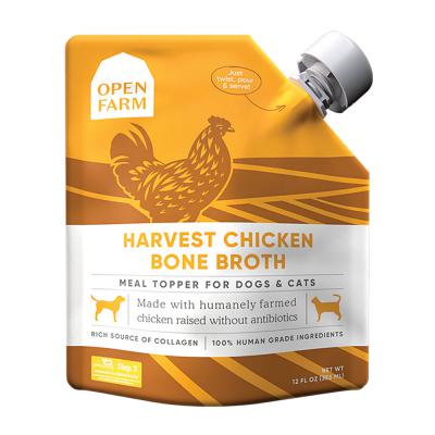 Open Farm Harvest Chicken Bone Broth For Dogs & Cats 12 oz.