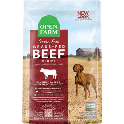 Open Farm Grain Free Grass-Fed Beef Recipe Dry Dog Food 22 lb.