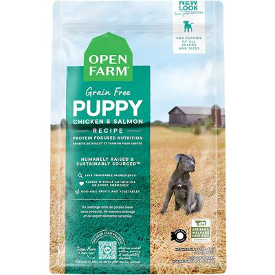 Open Farm Grain Free Puppy Chicken & Salmon Dry Dog Food 22 lb.