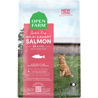 Open Farm Wild-Caught Salmon Recipe Dry Cat Food 4 lb.