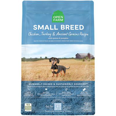 Open Farm Small Breed Chicken, Turkey & Ancient Grains Dry Dog Food 4 lb.