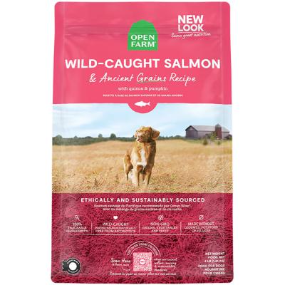 Open Farm Wild-Caught Salmon & Ancient Grains Dry Dog Food 22 lb.