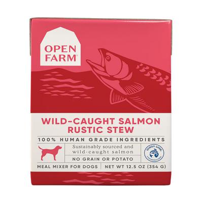 Open Farm Wild-Caught Salmon Rustic Stew Wet Dog Food 12.5 oz