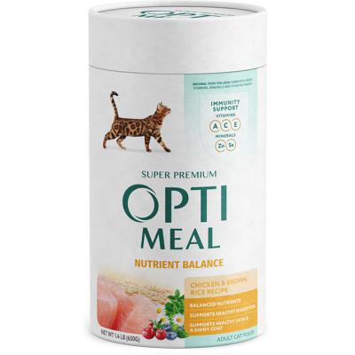 Optimeal Adult Cat Chicken & Brown Rice 1.4 lb.