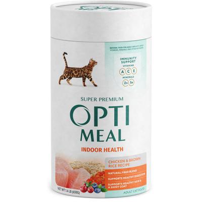 Optimeal Adult Cat Indoor Chicken & Brown Rice 1.4 lb.
