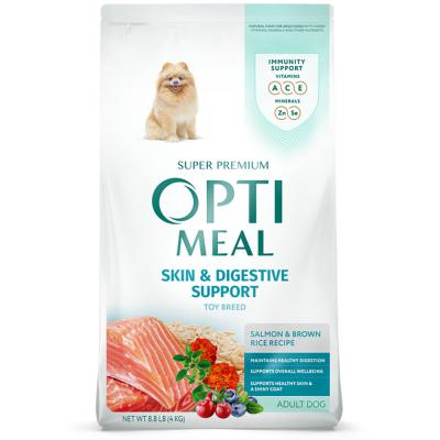 Optimeal Adult Toy Breed Skin & Digestive Support Salmon & Brown Rice 8.8 lb.