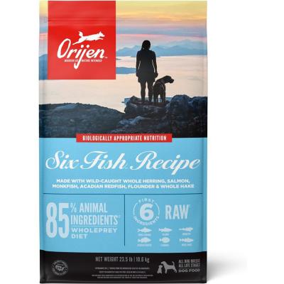 Orijen Six Fish Recipe Grain-Free Dry Dog Food 23.5 lb.