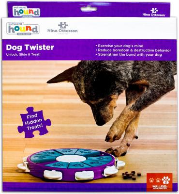 Outward Hound Level 3 Dog Twister Interactive Dog Treat Puzzle