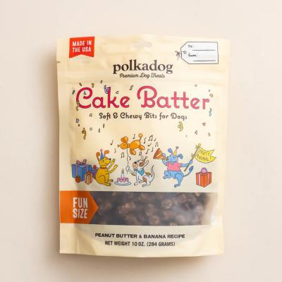 Polkadog Cake Batter Soft & Chewy Bits for Dogs 10 oz.