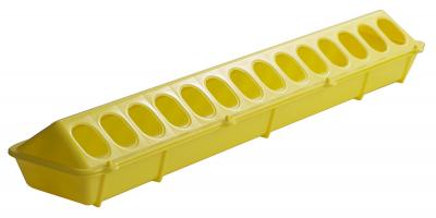 Plastic Flip Top Feeder 20 In Yellow