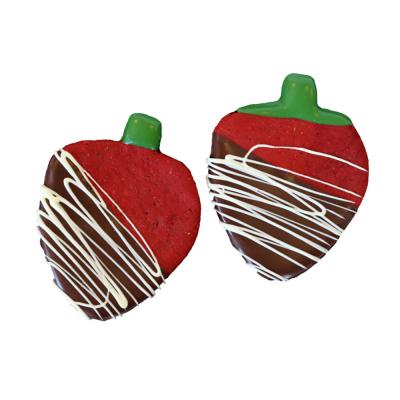 Bakery Biscuit Carob Dipped Strawberry