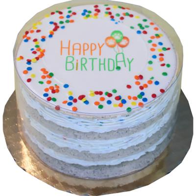 Bakery Layered Birthday Cake 4.5 In.