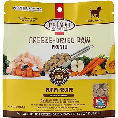 Primal Freeze-Dried Raw Pronto Puppy Formula For Dogs 16 oz.