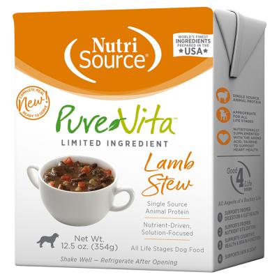 Pure Vita Limited Ingredient Lamb Stew 12.5 oz.