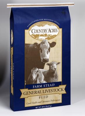 Country Acres All Stock 12% Textured General Livestock Feed 50 lb.