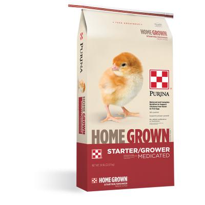 Purina Home Grown Starter/Grower MediCated 50 lb.