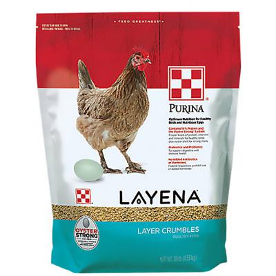 Purina Layena Crumbles Poultry Feed 10 lb.