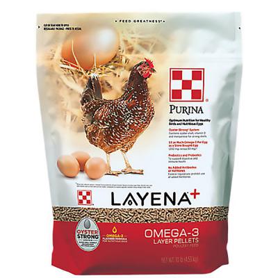 Purina Layena + Omega-3 Layer Pellets 10 lb.