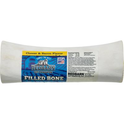 Redbarn Filled Bone Cheese & Bacon Large 8 oz.