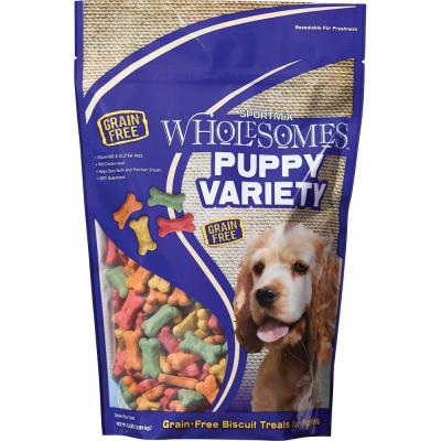 Sportmix Wholesomes Grain Free Biscuits Puppy Variety 2 lb.