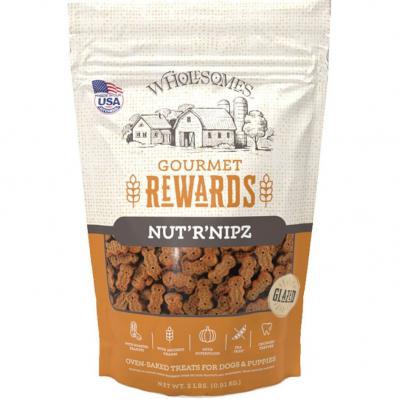 Wholesomes Nut R Nipz Grain Free Biscuits Peanut 2 lb.