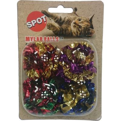 Spot Mylar Balls Cat Toys 4 Pack