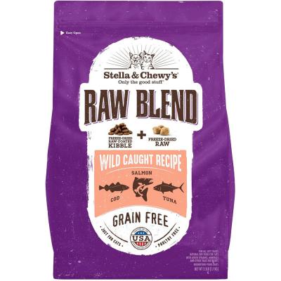 Stella & Chewy's Raw Blend Wild Caught Recipe Dry Cat Food 2.5 lb.